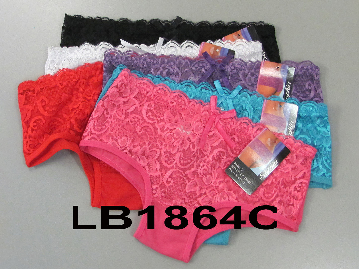 Ladys Cotton Panty W/Lace