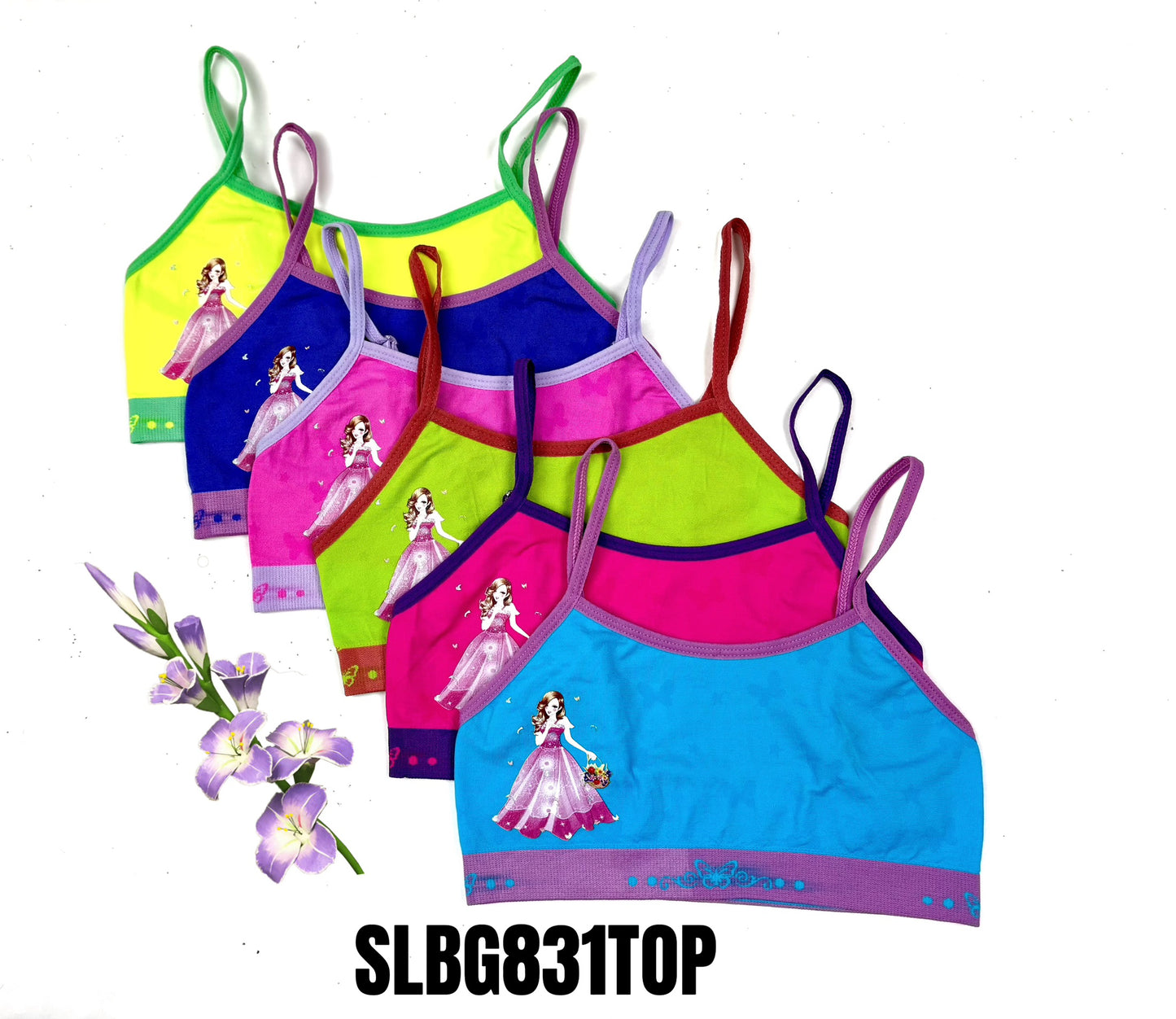 GIRL'S SPAGHETTI STRAP TRAINING BRA