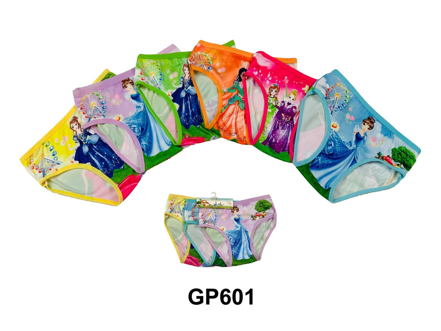 Girls Nylon Panty- 3Pc W/ Hook