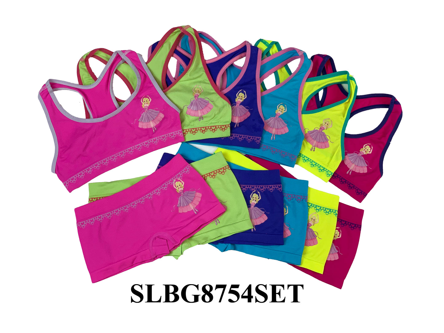 Girl's Seamless Racer Back Bra