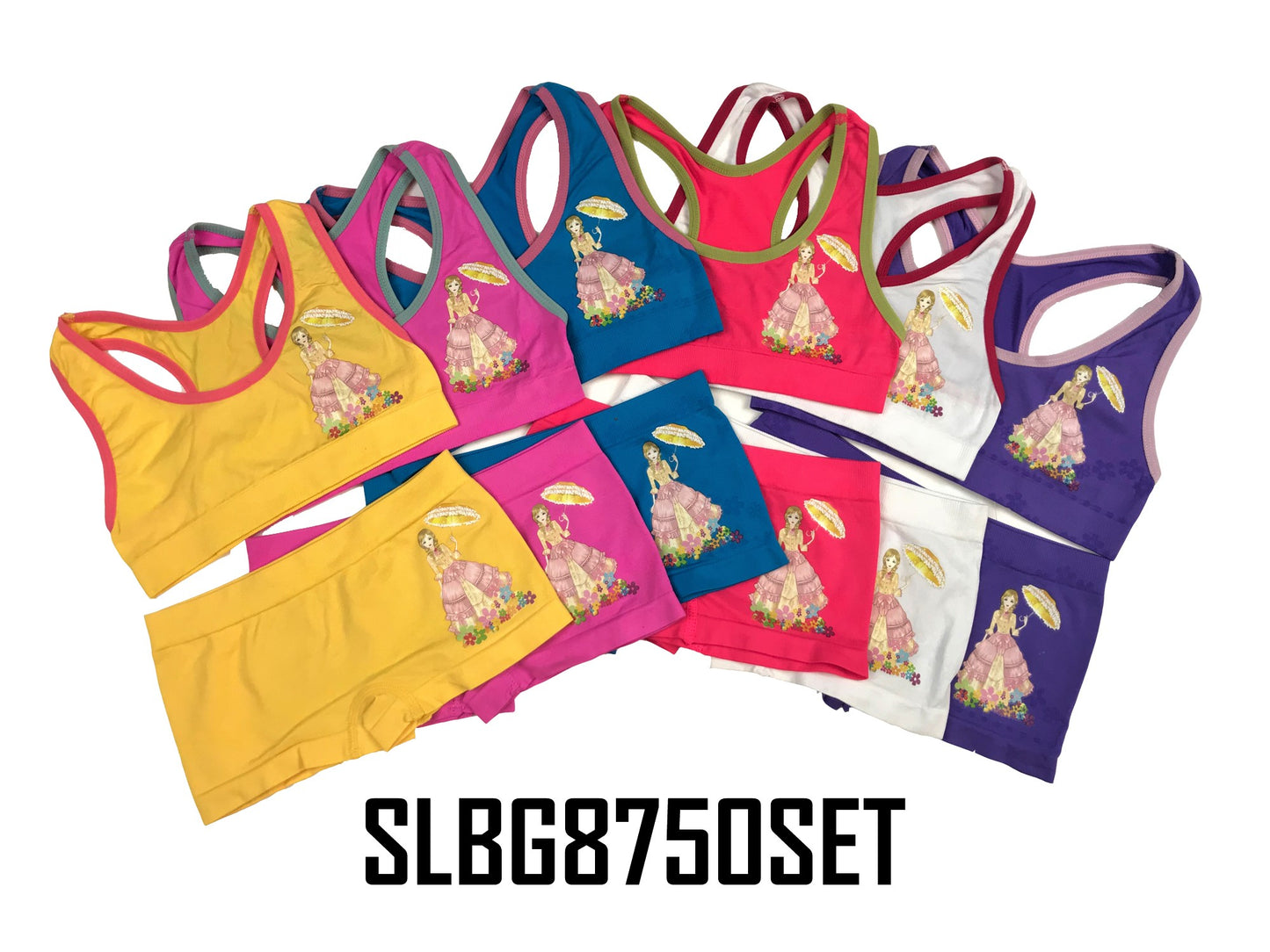Girl's Seamless Racer Back Bra
