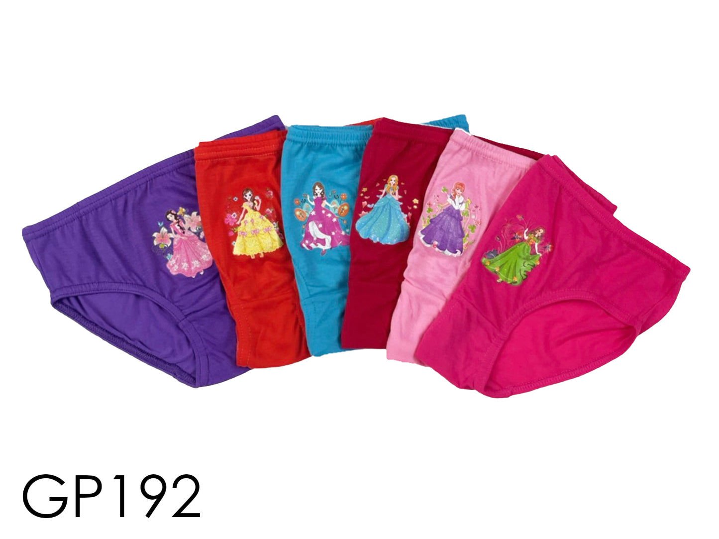 Girls Cotton Panty 6Pcs/Box