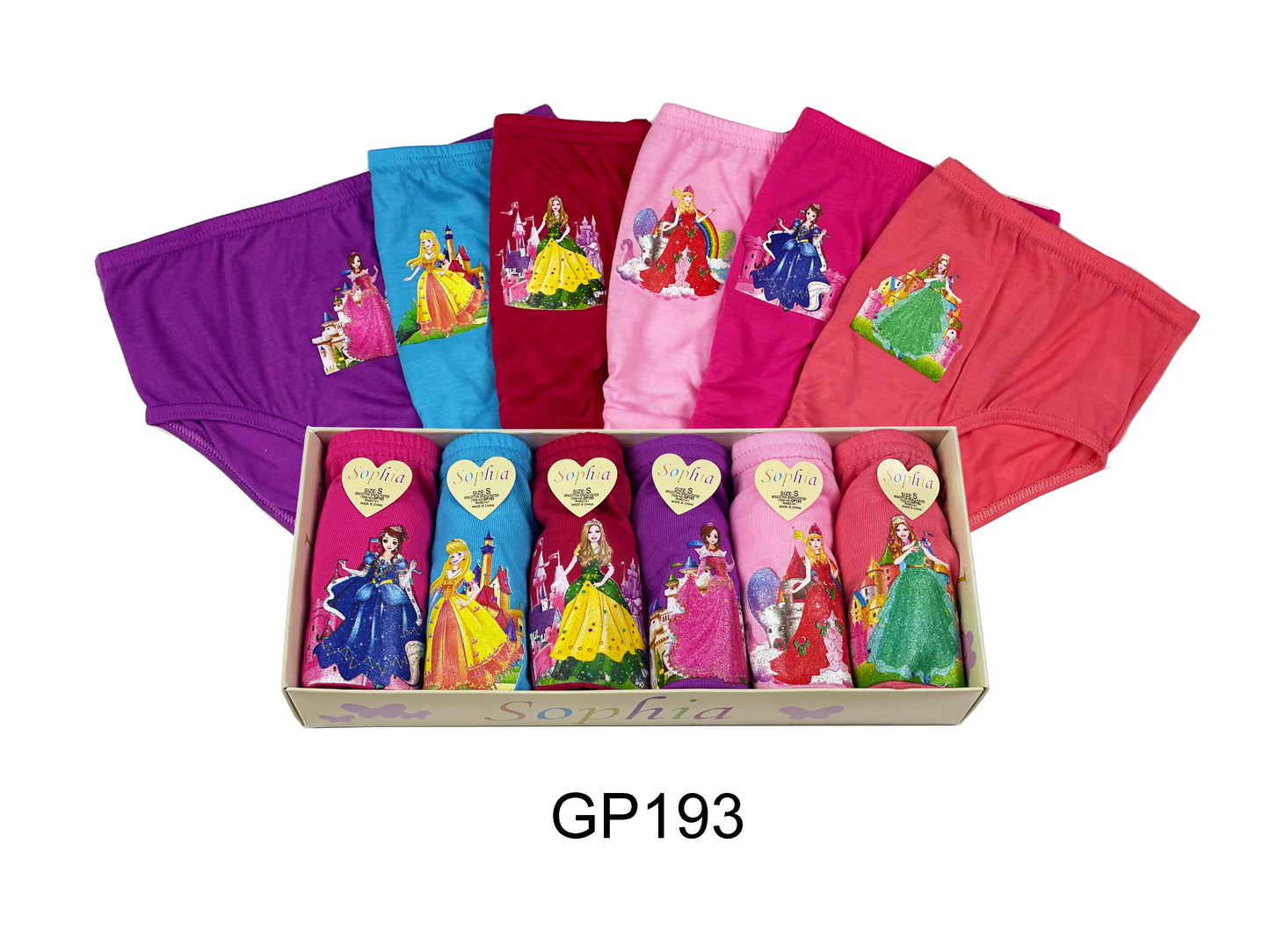 Girls Cotton Panty 6Pcs/Box