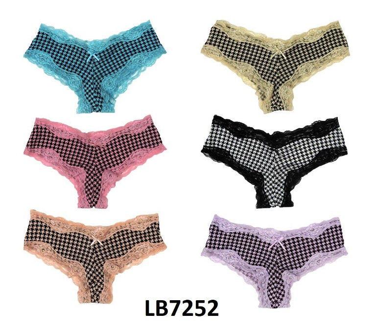 Ladys Nylon Panty W/Lace