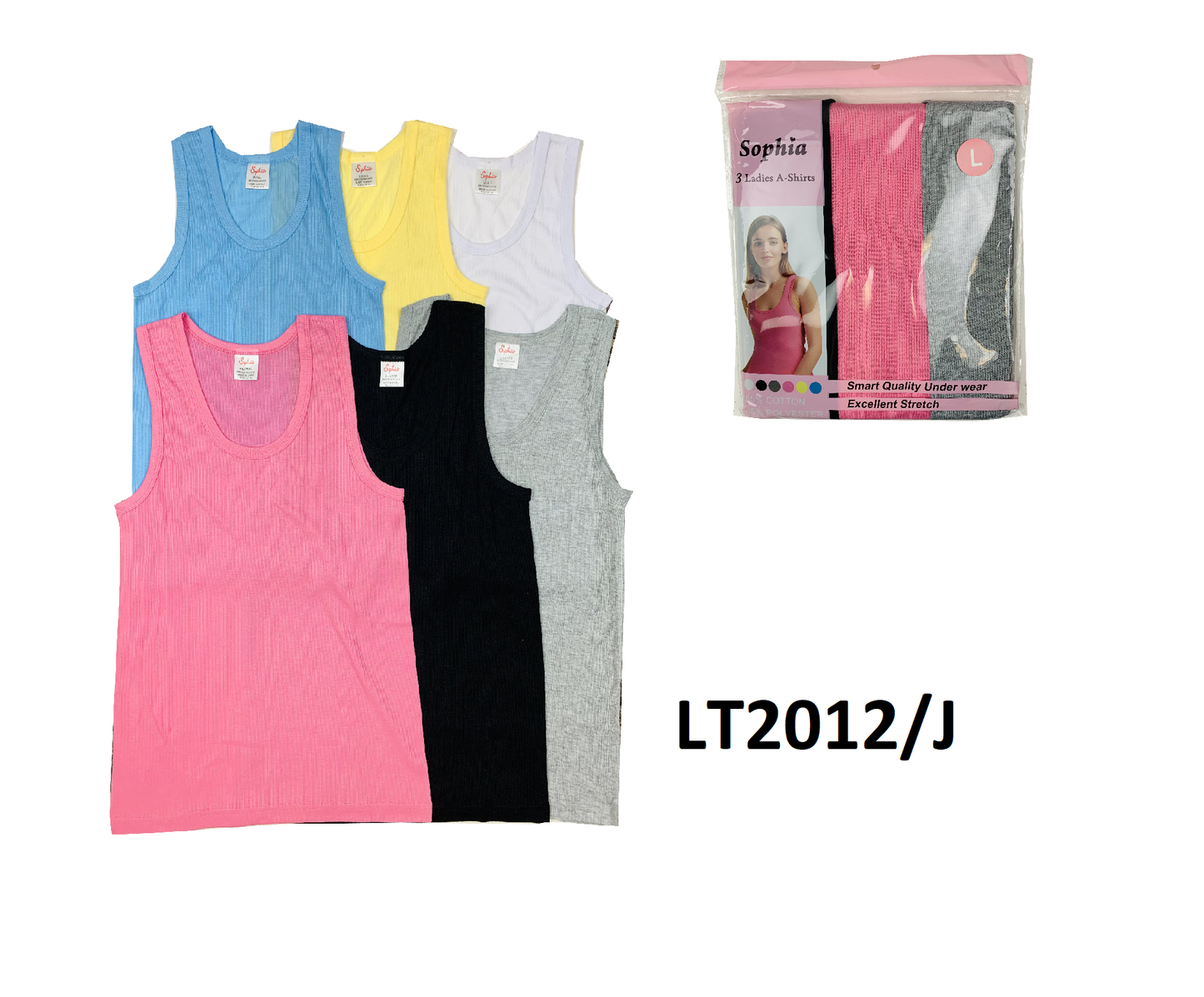Ladys Cotton Color A-Shirts