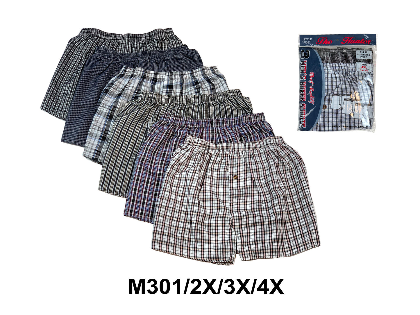 Men Woven Boxer Shorts