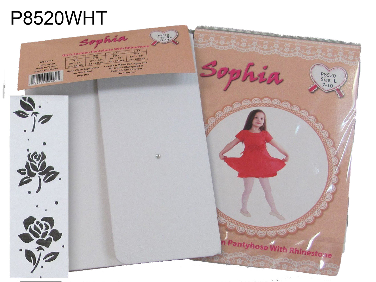 Girl's Flocking Pantyhose