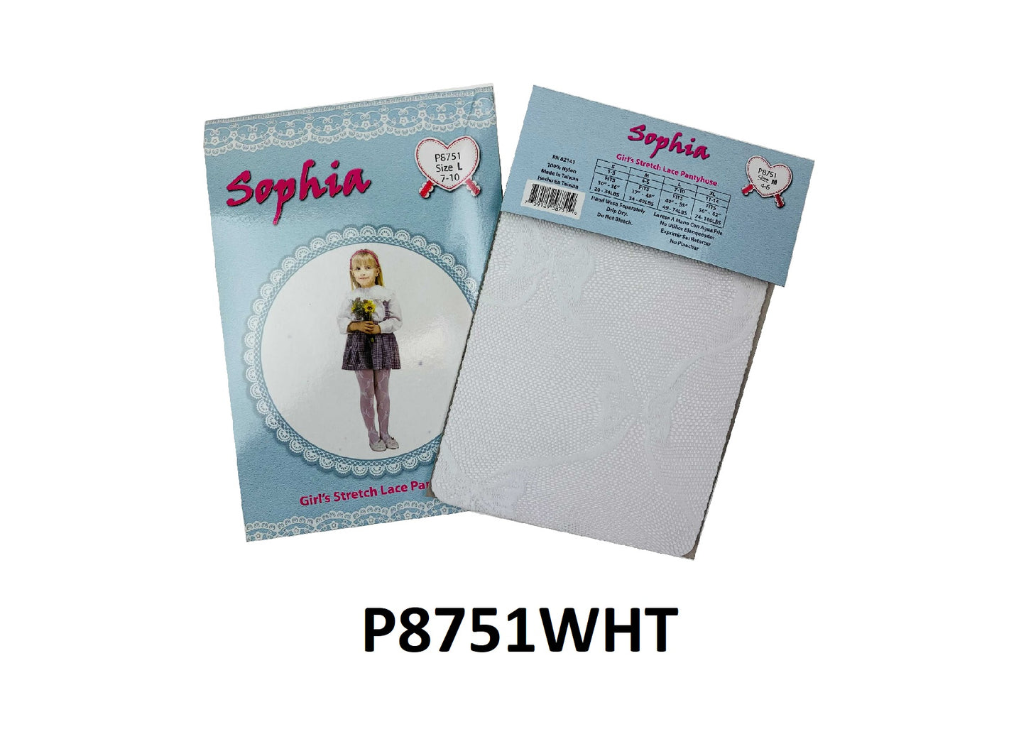 Girl's Lace Pantyhose