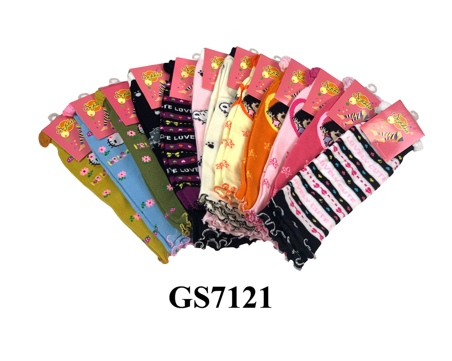 Girls Leg Warmer W/Design