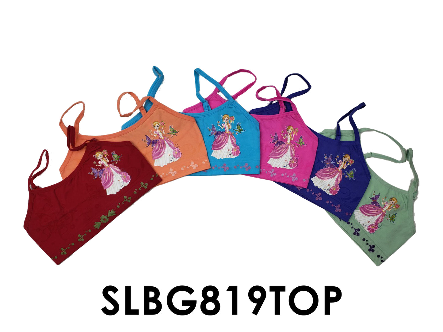 Girls Seamless Spaghetti Strap Training Bras
