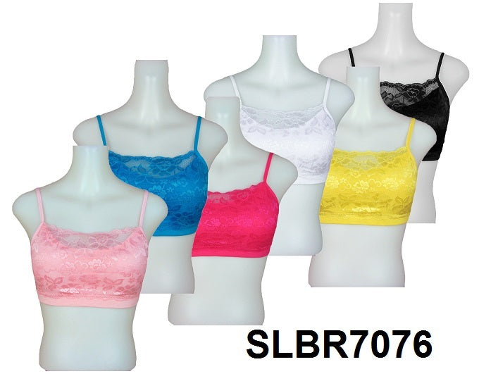 Ladys Seamless Bra W/Pad+Lace