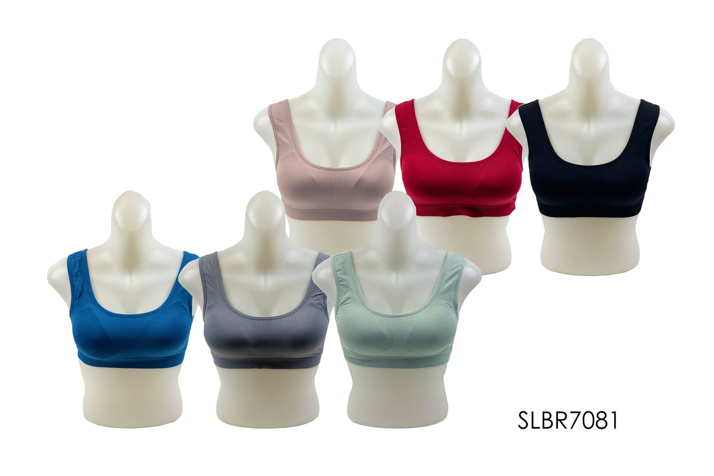 Ladys Seamless Racer Back Bra W/Pad