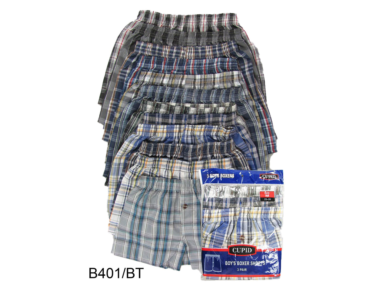 Boy Woven Boxer Short W/Button