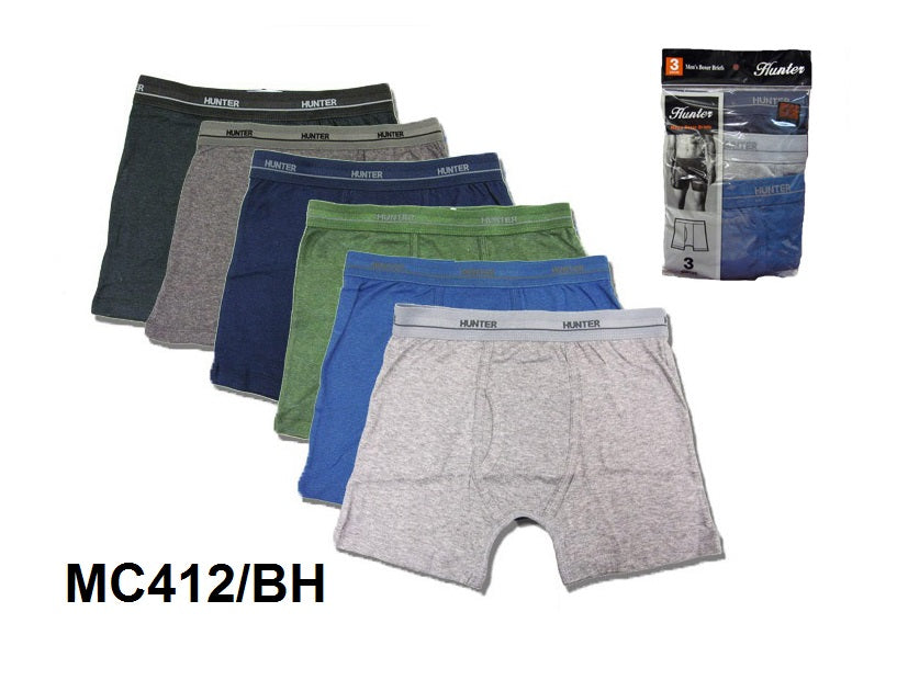 MEN'S COTTON BOXER BRIEFS