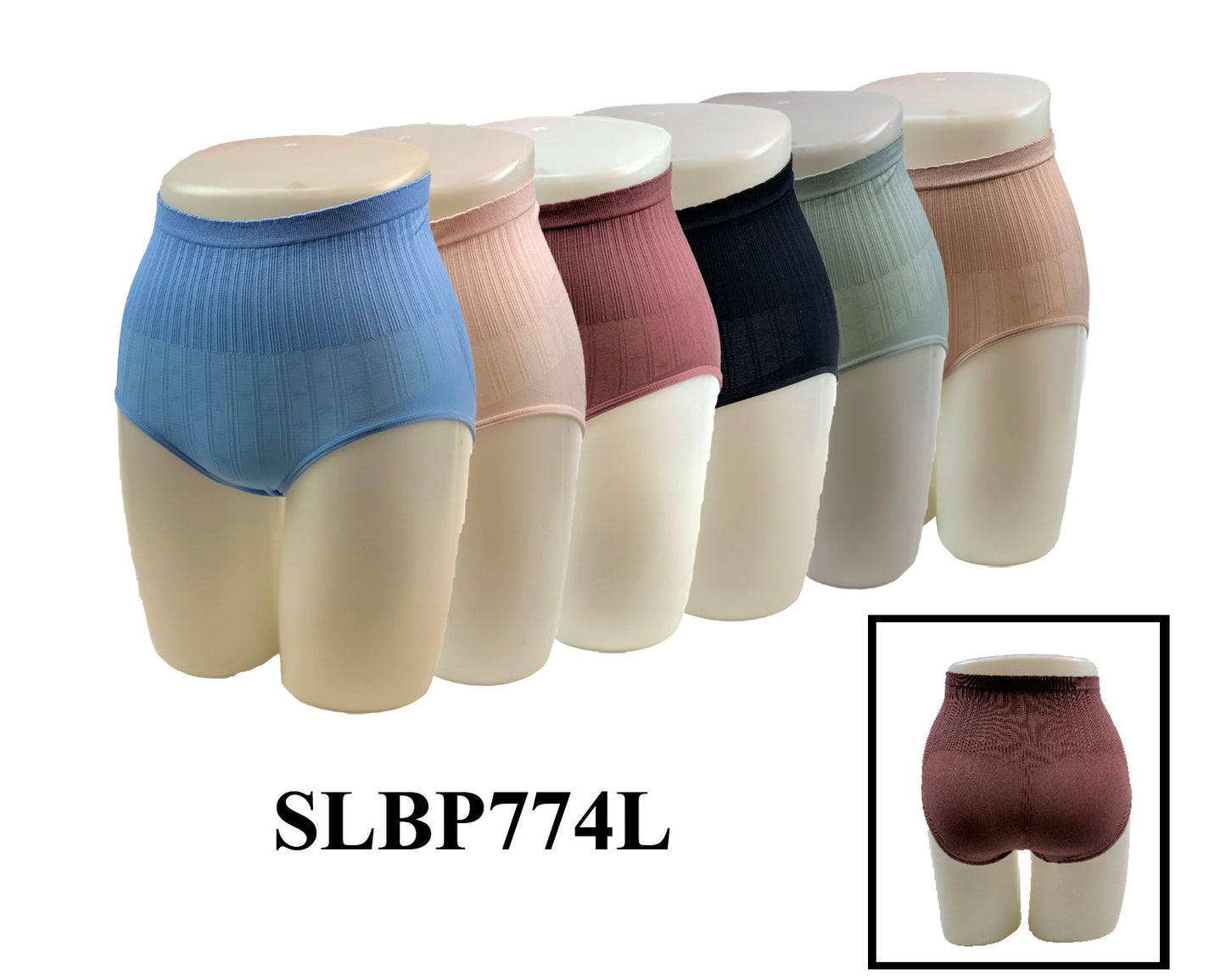 Ladys Seamless Hi-Waist Brief