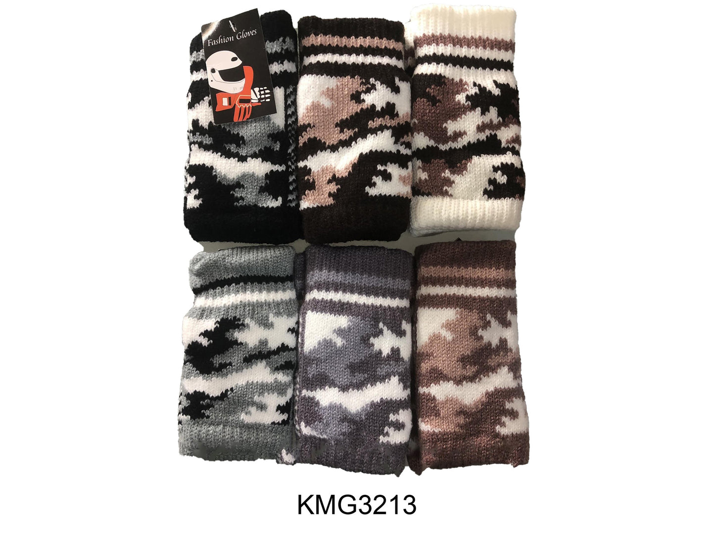 Boys Mitten W/Camou Design