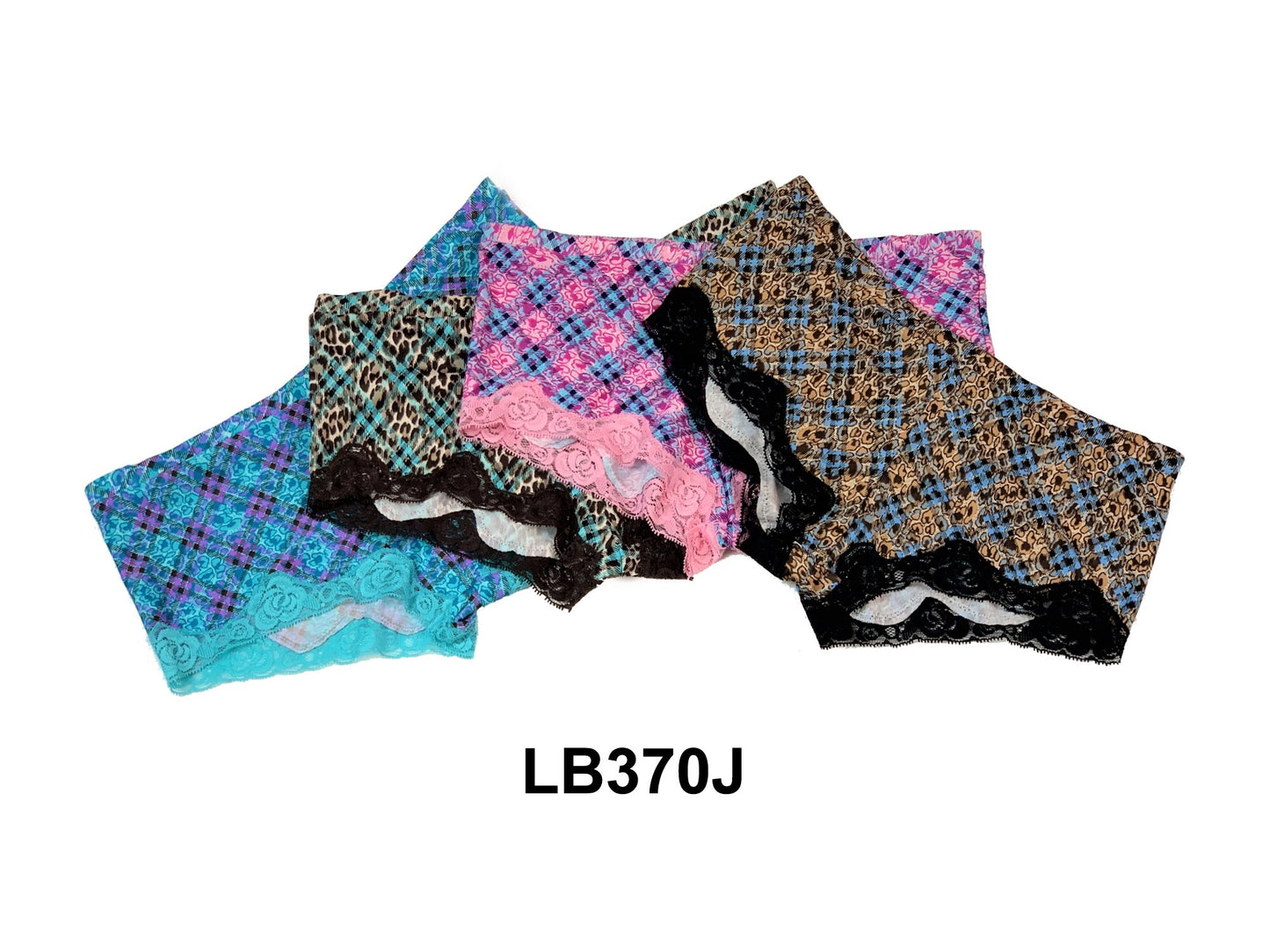Ladys Nylon Boxer--Plaid