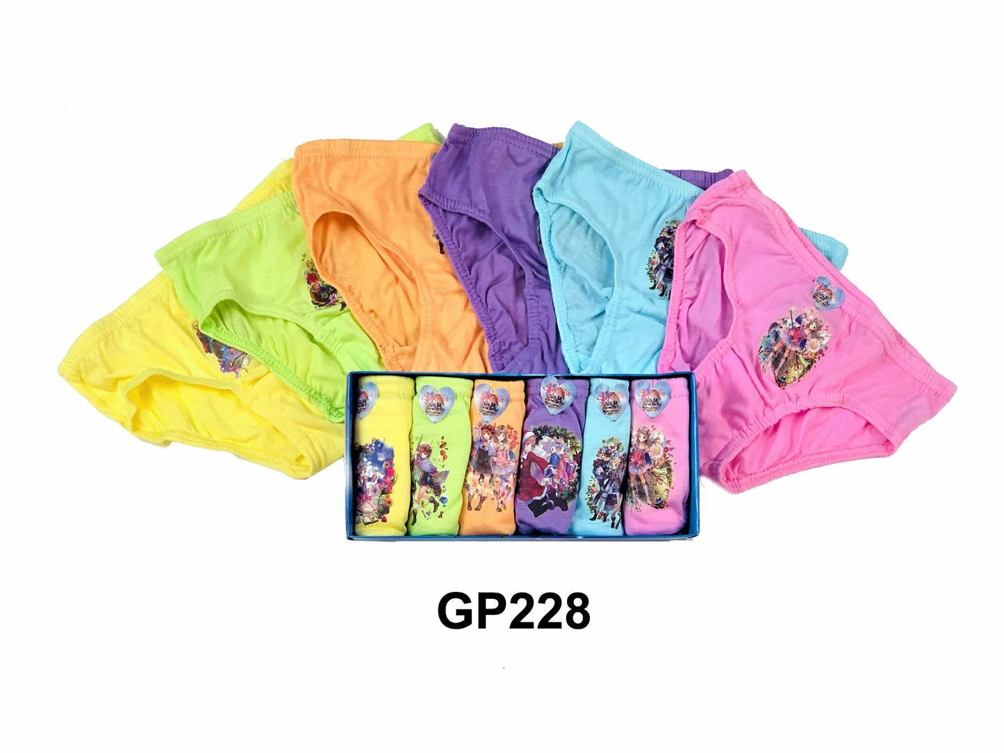 Girls Cotton Panty--6 Pcs/Box