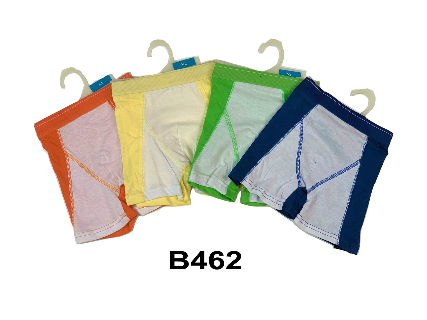 Boys 100% Boxer Short W/2 -Tone, W/Hanger