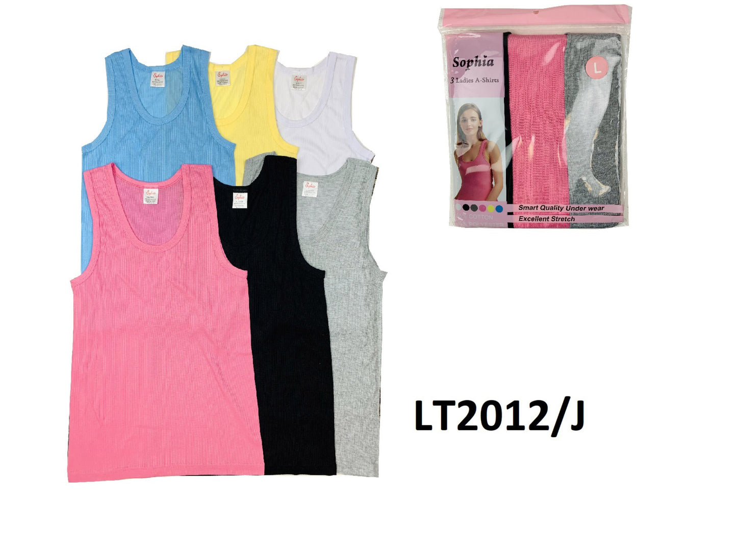 Ladys Cotton Color A-Shirts