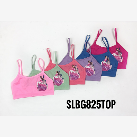 Girls Seamless Spaghetti Strap Training Bras