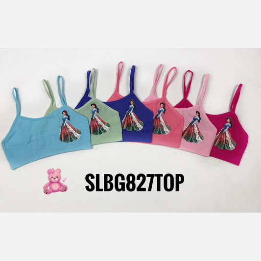 Girls Seamless Spaghetti Strap Training Bras