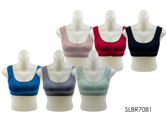 Ladys Seamless Racer Back Bra W/Pad