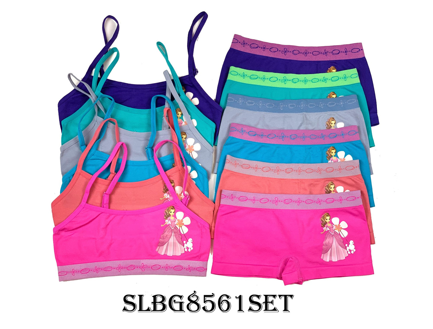 Girl's Seamless Bra + Boxer Set