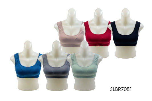 Ladys Seamless Racer Back Bra W/Pad